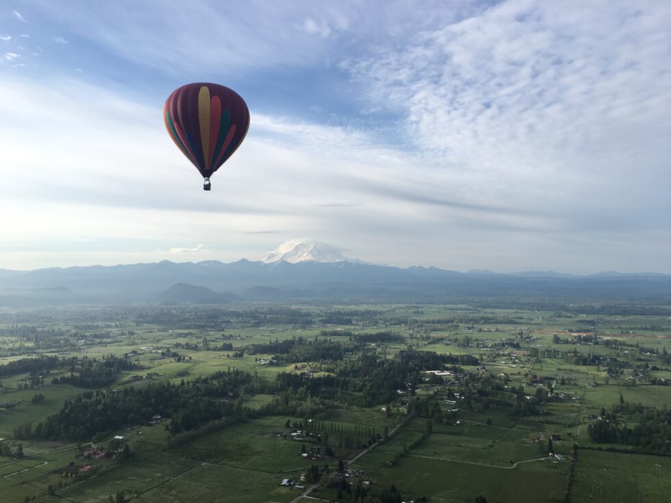 Best hot air balloon ride near Seattle Washington