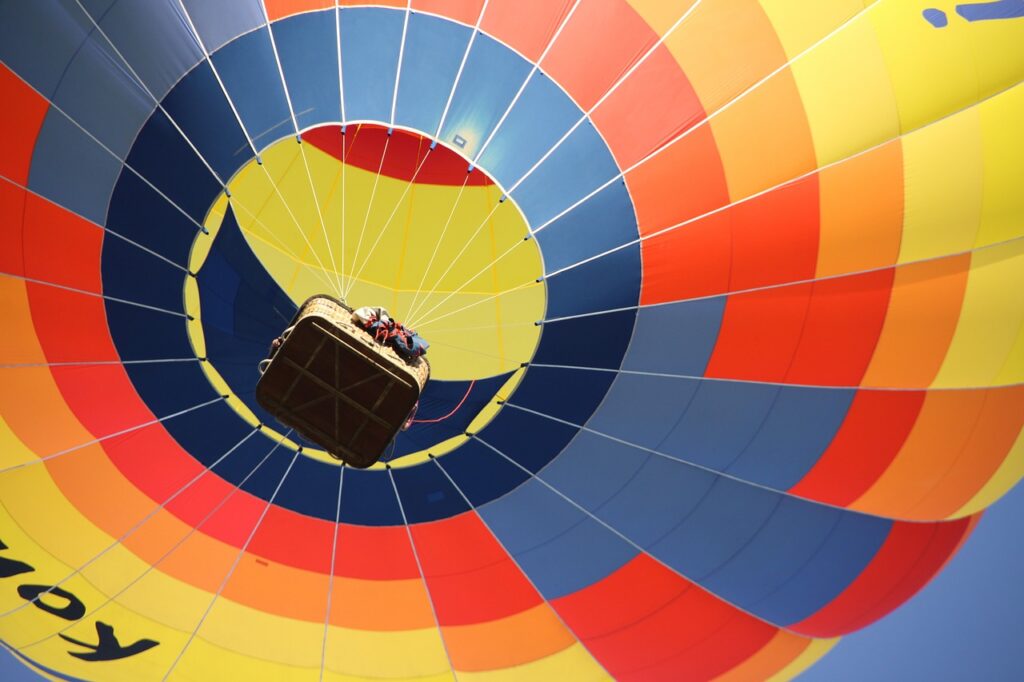 Hot air balloon ride