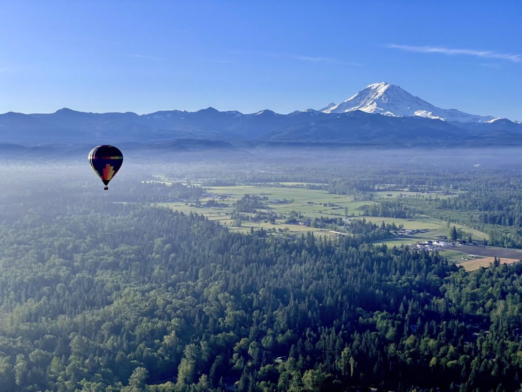 Hot air balloon rides