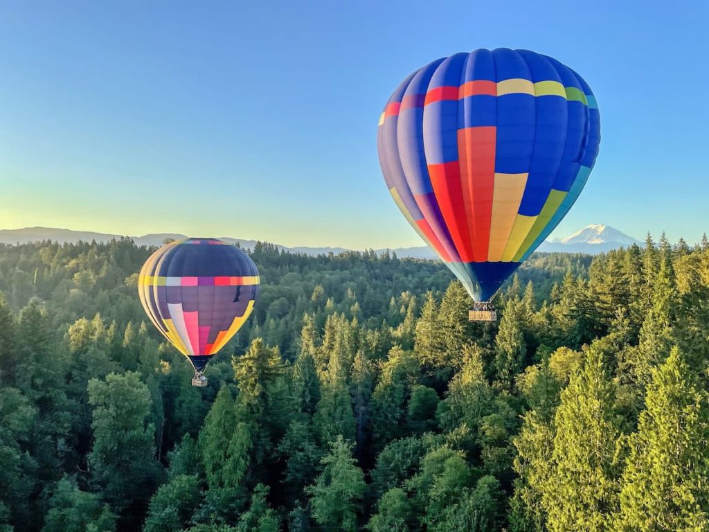 Seattle black friday hot air balloon