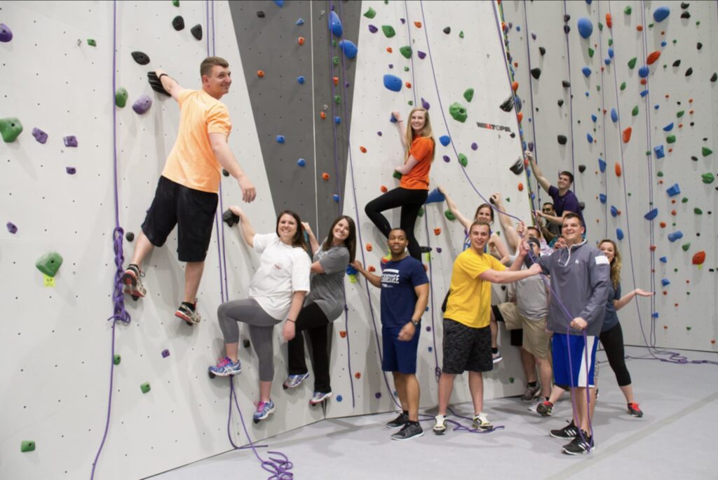 Team Building Rock Climbing