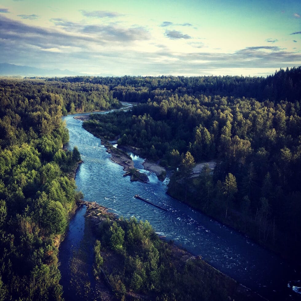 White River hot air balloon ride Seattle